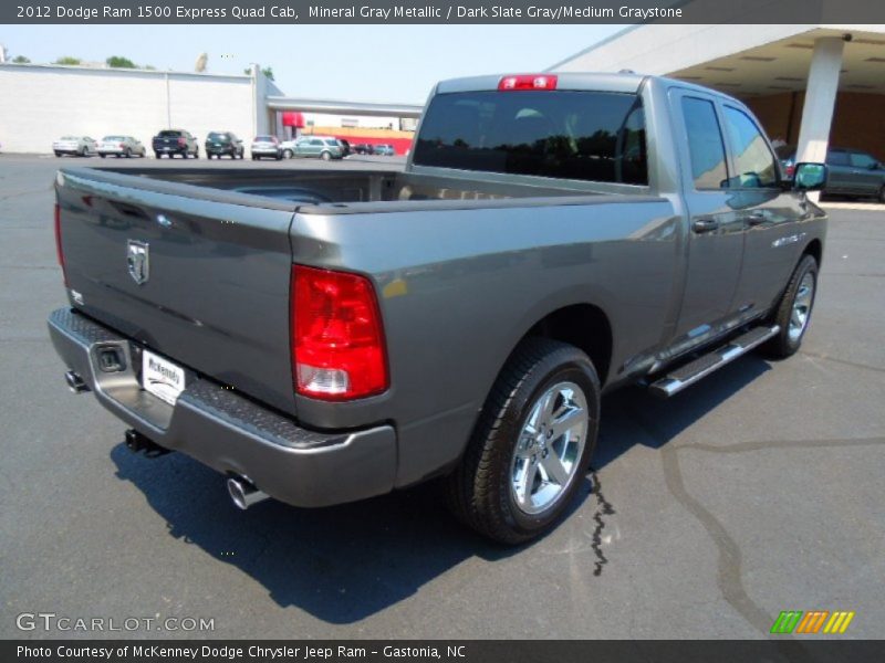 Mineral Gray Metallic / Dark Slate Gray/Medium Graystone 2012 Dodge Ram 1500 Express Quad Cab
