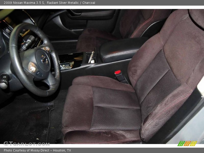Radiant Silver Metallic / Charcoal 2009 Nissan Maxima 3.5 S