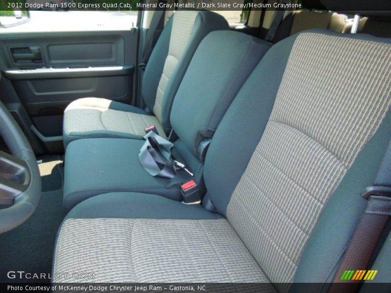 Mineral Gray Metallic / Dark Slate Gray/Medium Graystone 2012 Dodge Ram 1500 Express Quad Cab