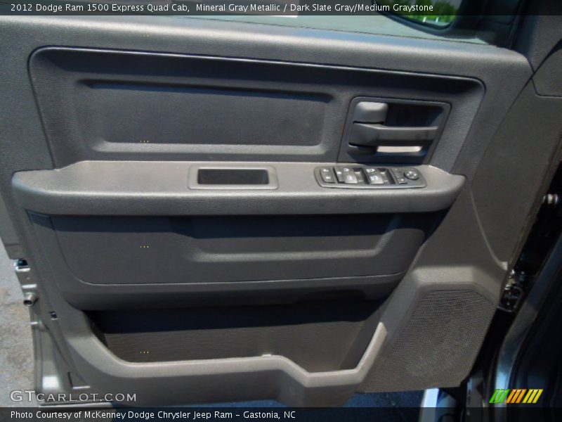 Mineral Gray Metallic / Dark Slate Gray/Medium Graystone 2012 Dodge Ram 1500 Express Quad Cab