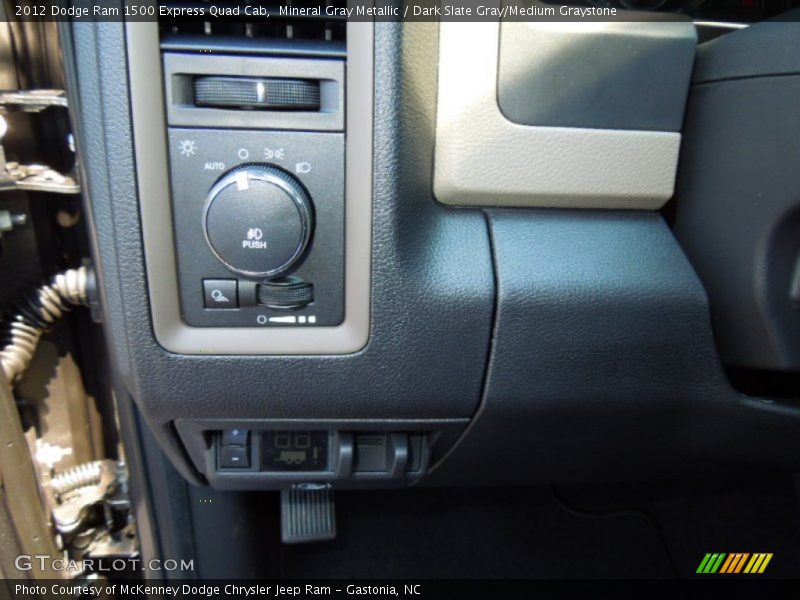 Mineral Gray Metallic / Dark Slate Gray/Medium Graystone 2012 Dodge Ram 1500 Express Quad Cab