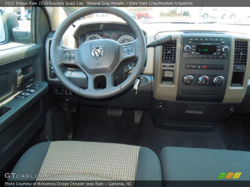 Dashboard of 2012 Ram 1500 Express Quad Cab