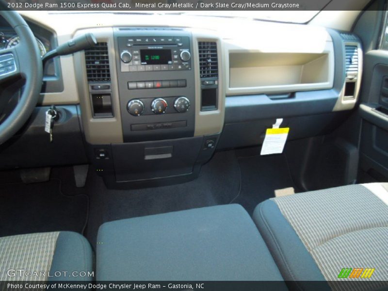 Mineral Gray Metallic / Dark Slate Gray/Medium Graystone 2012 Dodge Ram 1500 Express Quad Cab