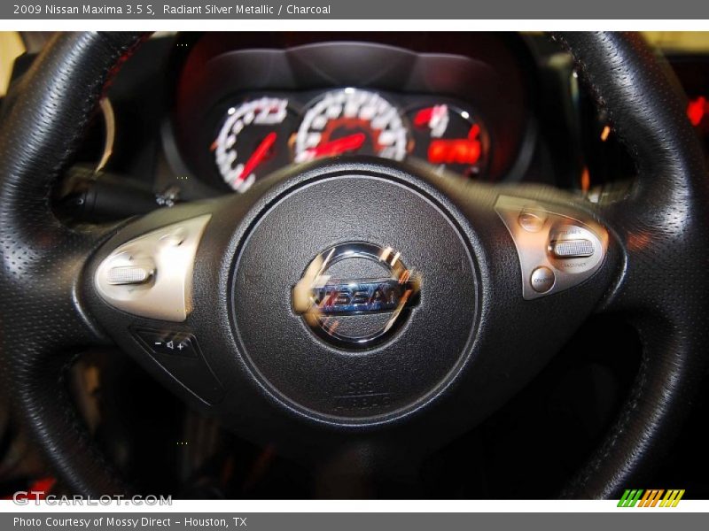 Radiant Silver Metallic / Charcoal 2009 Nissan Maxima 3.5 S