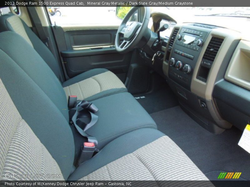 Mineral Gray Metallic / Dark Slate Gray/Medium Graystone 2012 Dodge Ram 1500 Express Quad Cab