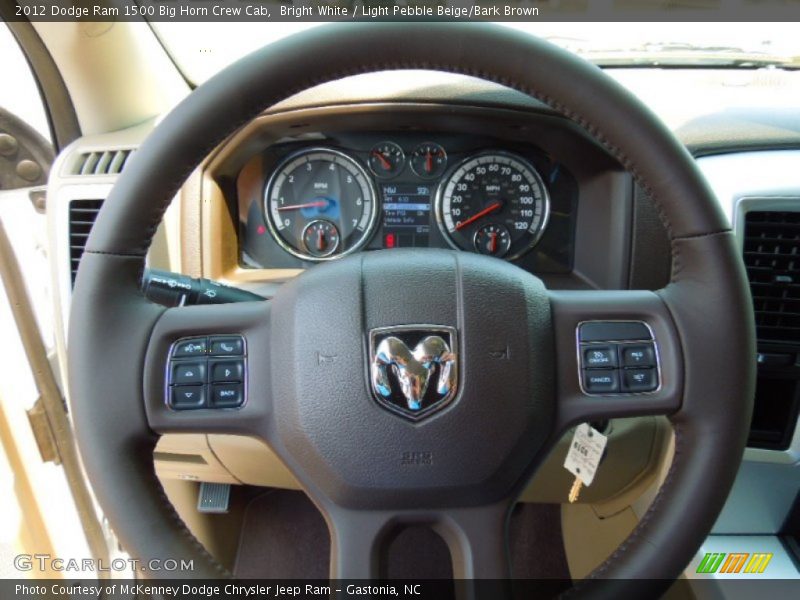  2012 Ram 1500 Big Horn Crew Cab Steering Wheel