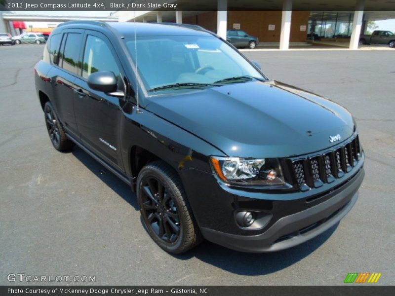 Black / Dark Slate Gray 2012 Jeep Compass Latitude 4x4