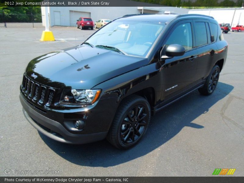 Black / Dark Slate Gray 2012 Jeep Compass Latitude 4x4