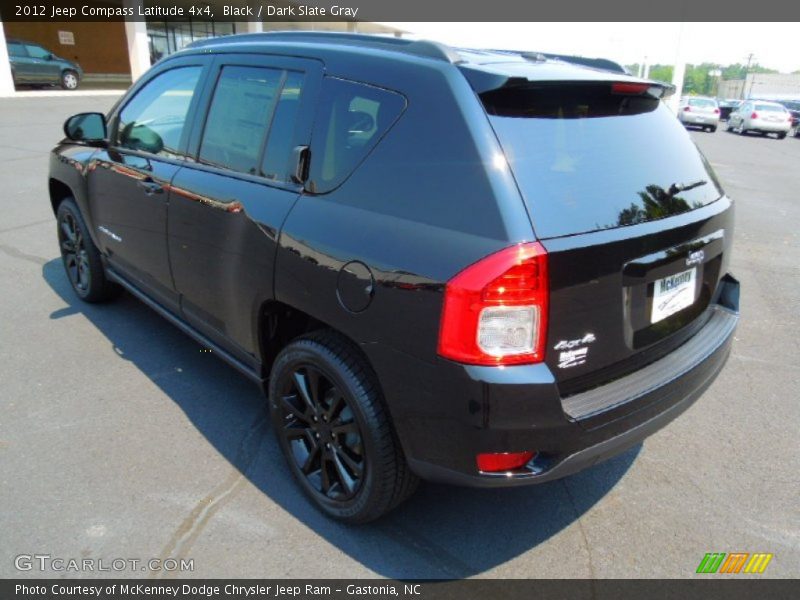 Black / Dark Slate Gray 2012 Jeep Compass Latitude 4x4