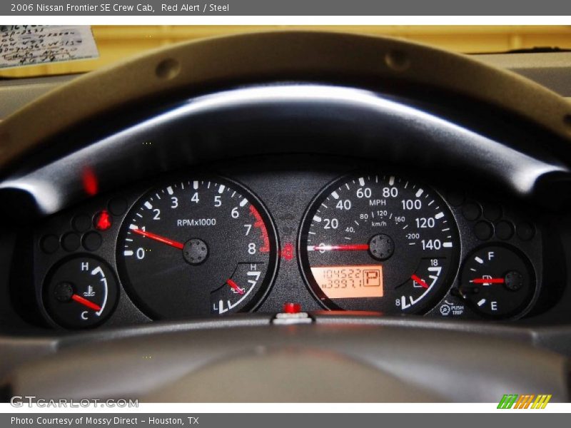 Red Alert / Steel 2006 Nissan Frontier SE Crew Cab