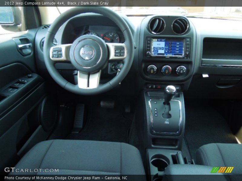 Black / Dark Slate Gray 2012 Jeep Compass Latitude 4x4