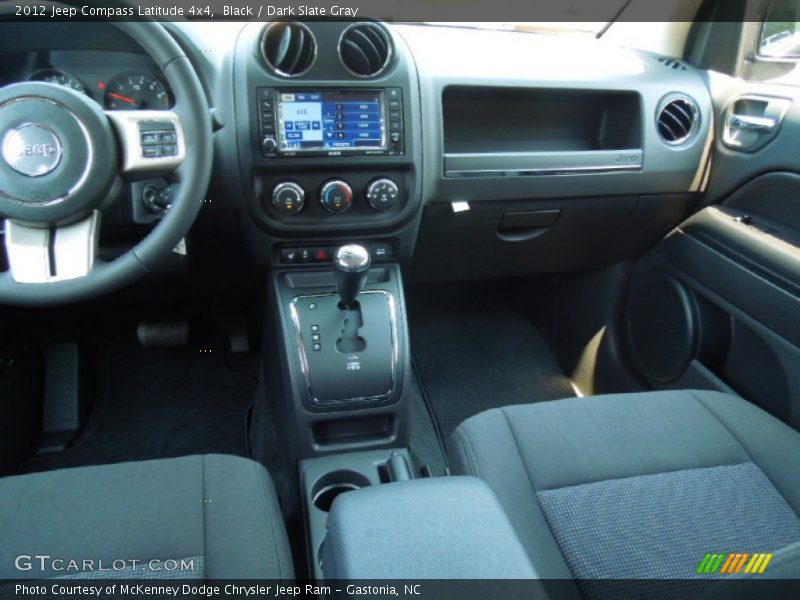 Black / Dark Slate Gray 2012 Jeep Compass Latitude 4x4