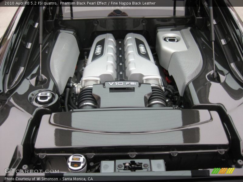  2010 R8 5.2 FSI quattro Engine - 5.2 Liter FSI DOHC 40-Valve VVT V10