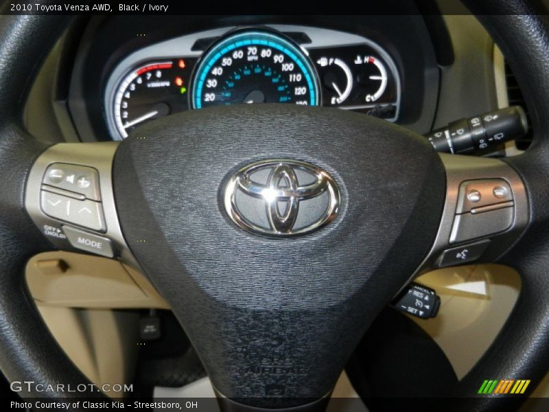 Black / Ivory 2010 Toyota Venza AWD