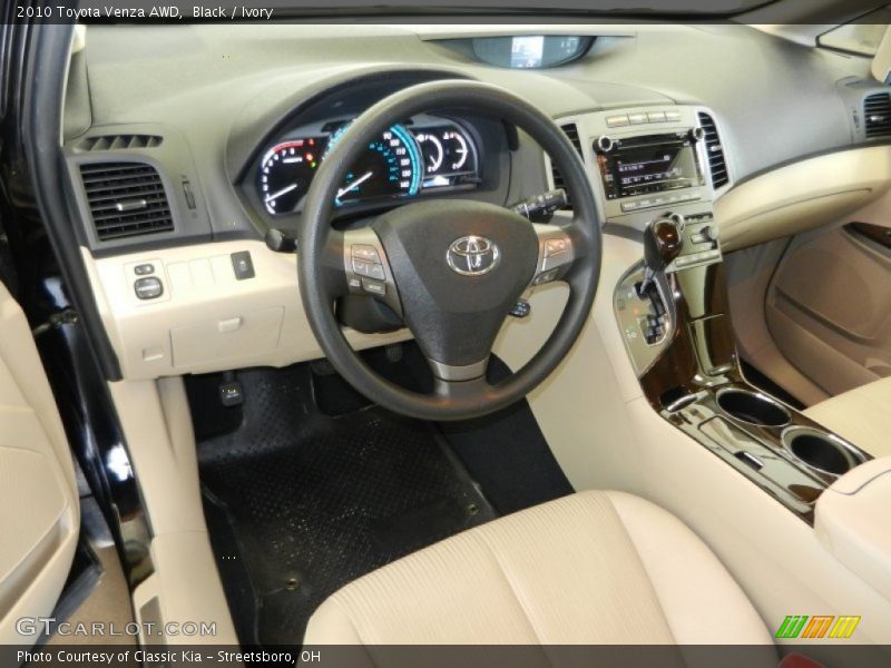 Black / Ivory 2010 Toyota Venza AWD