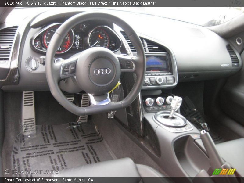 Dashboard of 2010 R8 5.2 FSI quattro