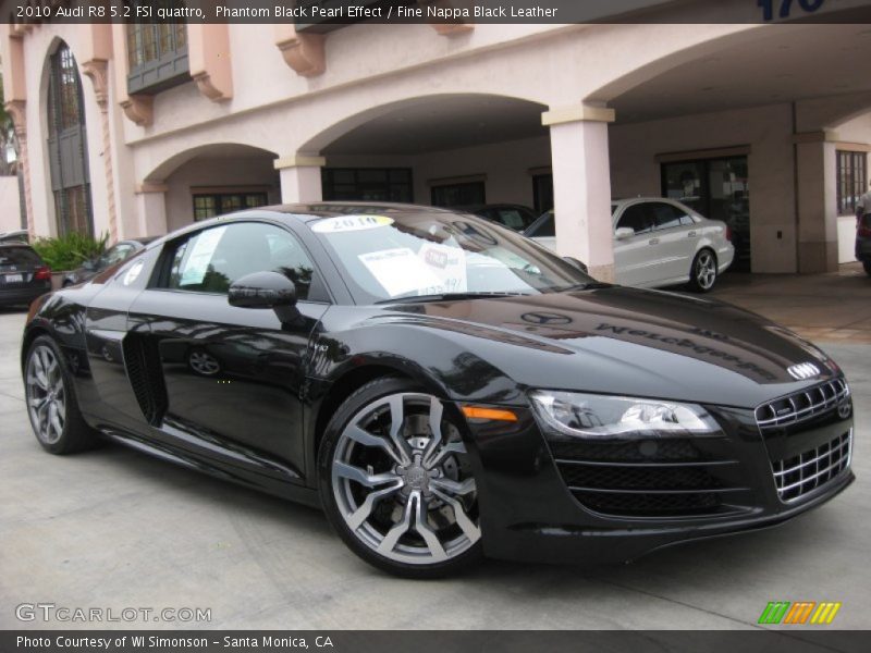  2010 R8 5.2 FSI quattro Phantom Black Pearl Effect