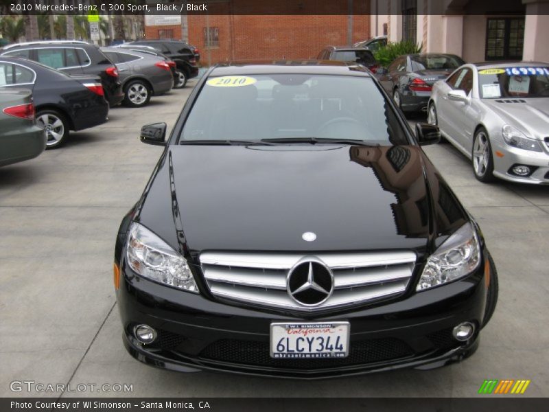 Black / Black 2010 Mercedes-Benz C 300 Sport