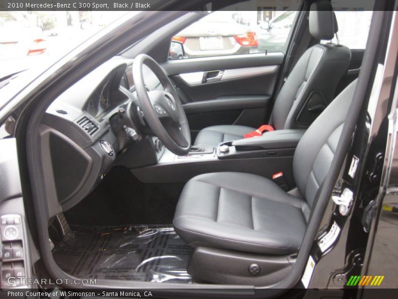 Black / Black 2010 Mercedes-Benz C 300 Sport