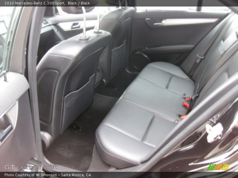 Black / Black 2010 Mercedes-Benz C 300 Sport