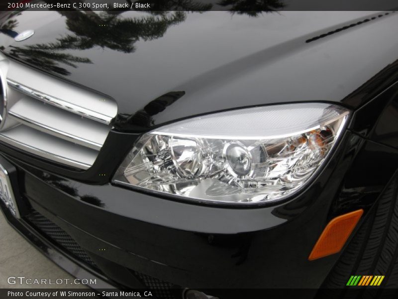 Black / Black 2010 Mercedes-Benz C 300 Sport