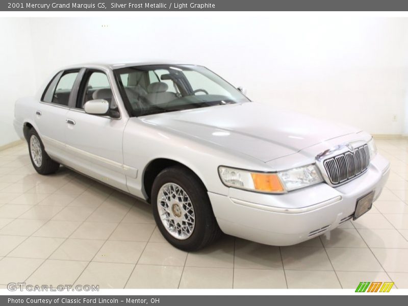 Silver Frost Metallic / Light Graphite 2001 Mercury Grand Marquis GS