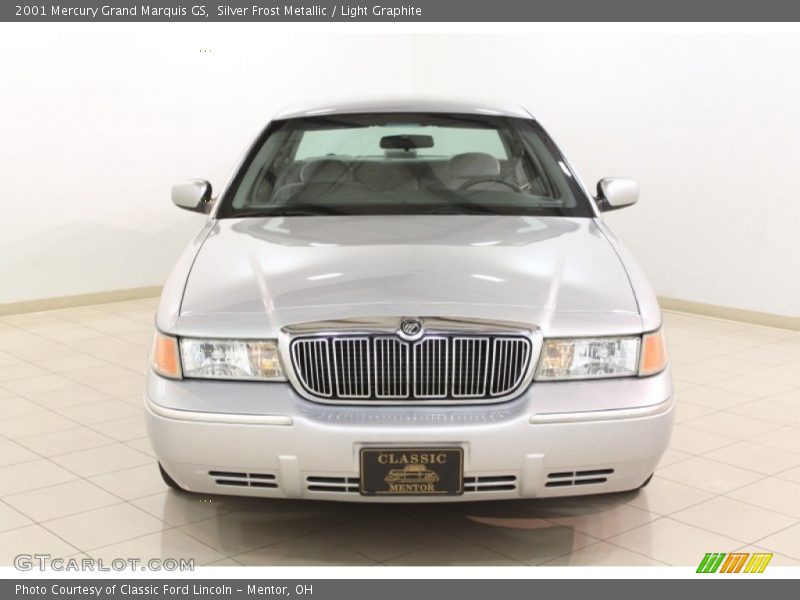 Silver Frost Metallic / Light Graphite 2001 Mercury Grand Marquis GS