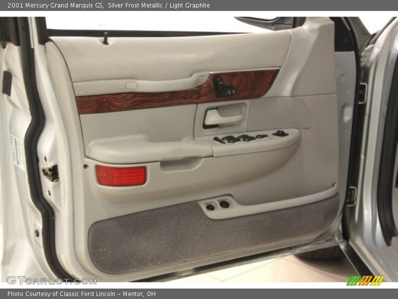 Silver Frost Metallic / Light Graphite 2001 Mercury Grand Marquis GS