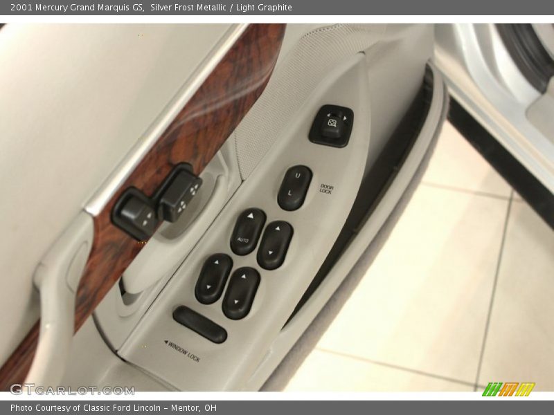 Silver Frost Metallic / Light Graphite 2001 Mercury Grand Marquis GS