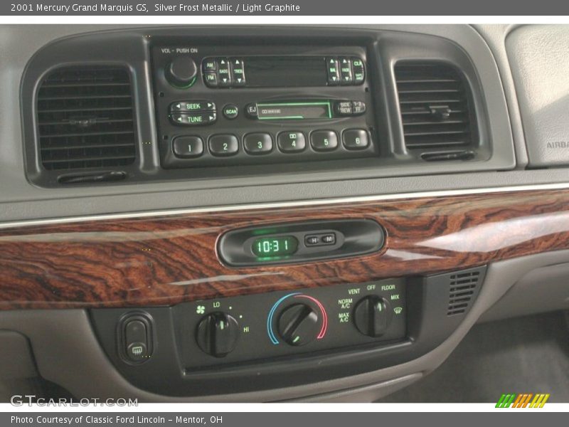 Silver Frost Metallic / Light Graphite 2001 Mercury Grand Marquis GS