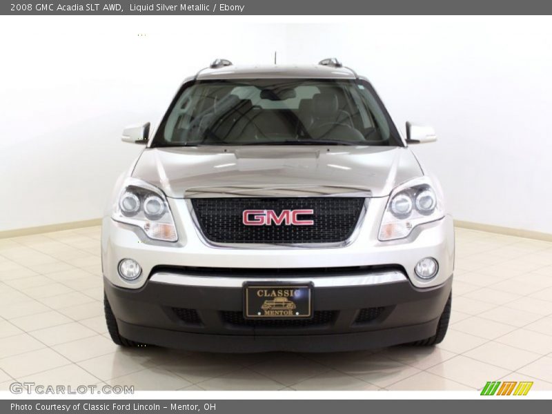 Liquid Silver Metallic / Ebony 2008 GMC Acadia SLT AWD