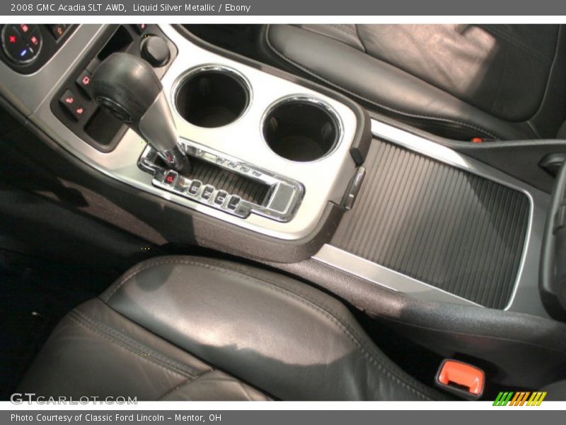 Liquid Silver Metallic / Ebony 2008 GMC Acadia SLT AWD