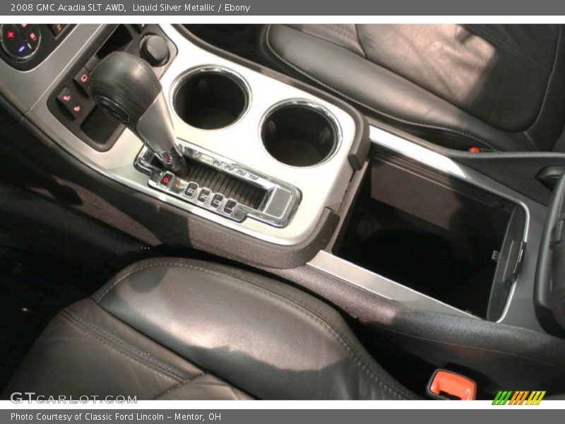 Liquid Silver Metallic / Ebony 2008 GMC Acadia SLT AWD