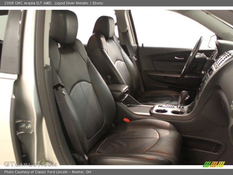 Liquid Silver Metallic / Ebony 2008 GMC Acadia SLT AWD