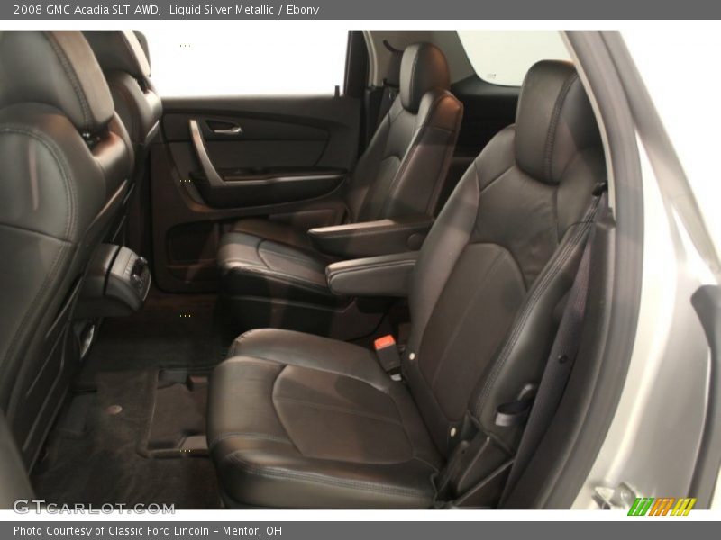 Liquid Silver Metallic / Ebony 2008 GMC Acadia SLT AWD