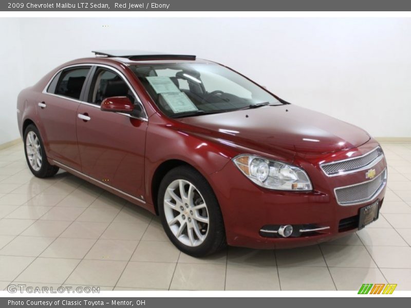 Red Jewel / Ebony 2009 Chevrolet Malibu LTZ Sedan