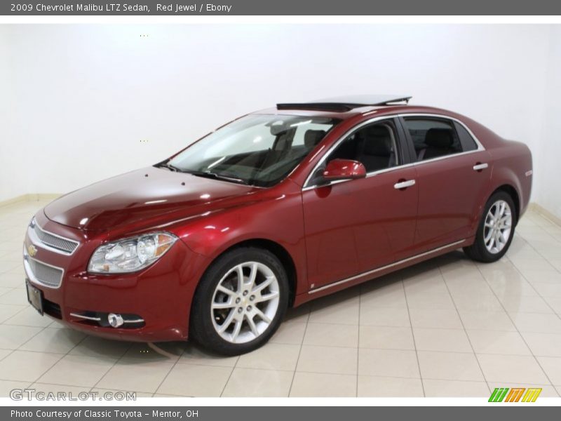 Red Jewel / Ebony 2009 Chevrolet Malibu LTZ Sedan