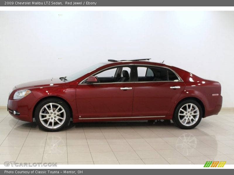 Red Jewel / Ebony 2009 Chevrolet Malibu LTZ Sedan