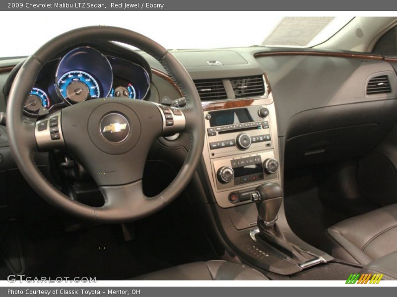 Red Jewel / Ebony 2009 Chevrolet Malibu LTZ Sedan