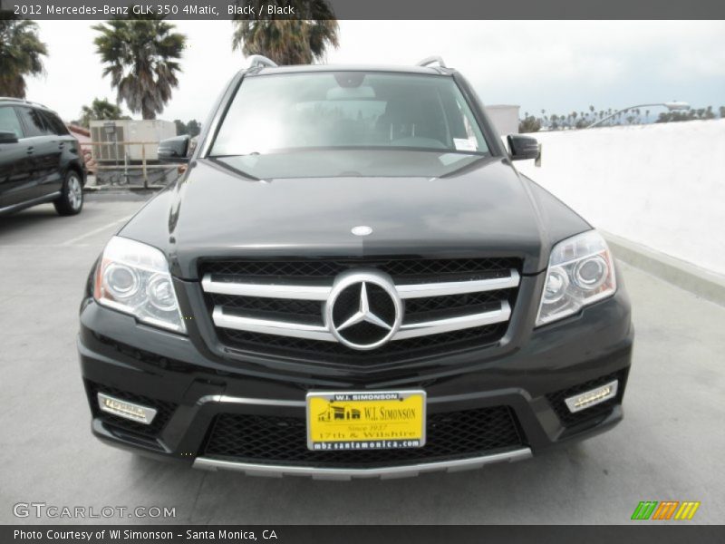 Black / Black 2012 Mercedes-Benz GLK 350 4Matic