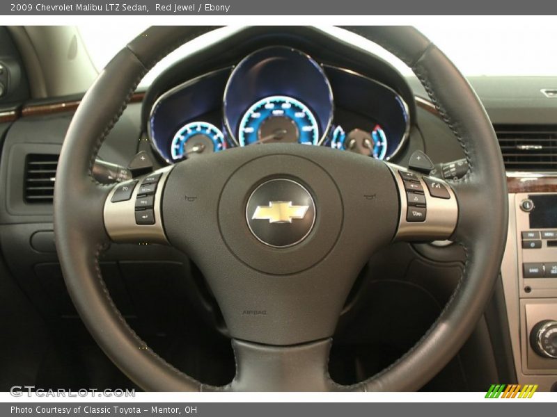 Red Jewel / Ebony 2009 Chevrolet Malibu LTZ Sedan