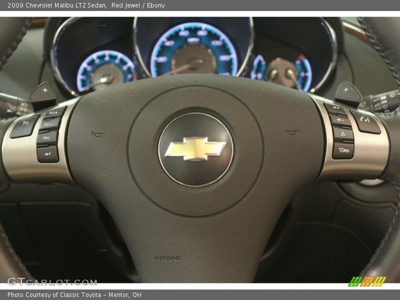 Red Jewel / Ebony 2009 Chevrolet Malibu LTZ Sedan