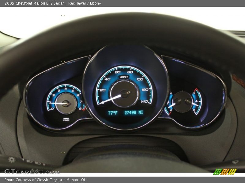 Red Jewel / Ebony 2009 Chevrolet Malibu LTZ Sedan
