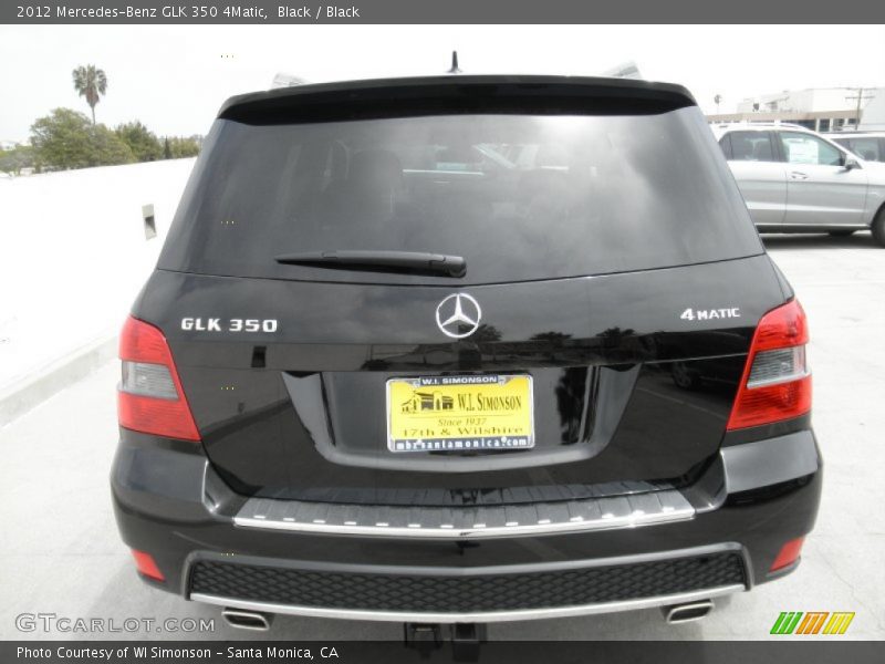 Black / Black 2012 Mercedes-Benz GLK 350 4Matic