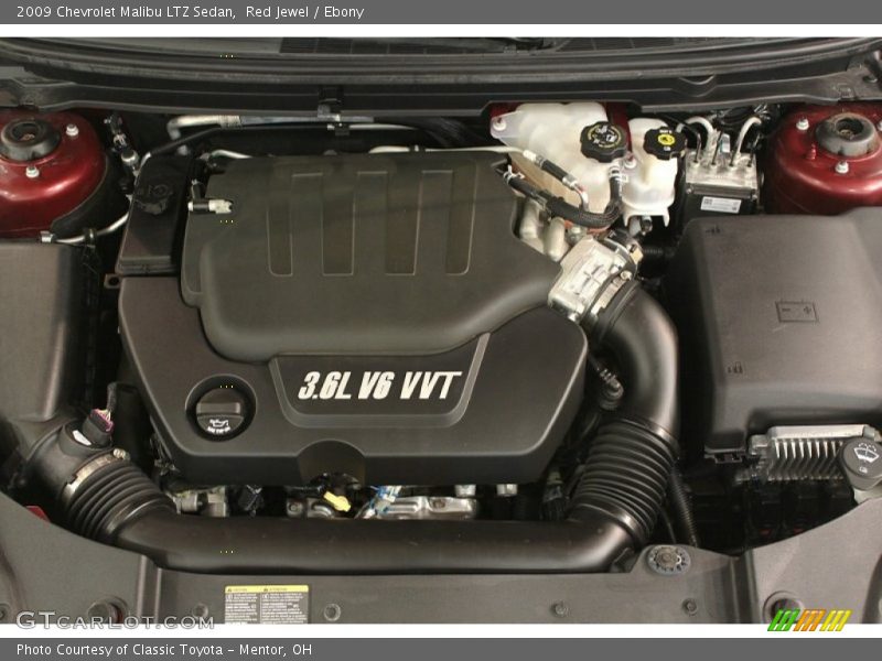 Red Jewel / Ebony 2009 Chevrolet Malibu LTZ Sedan