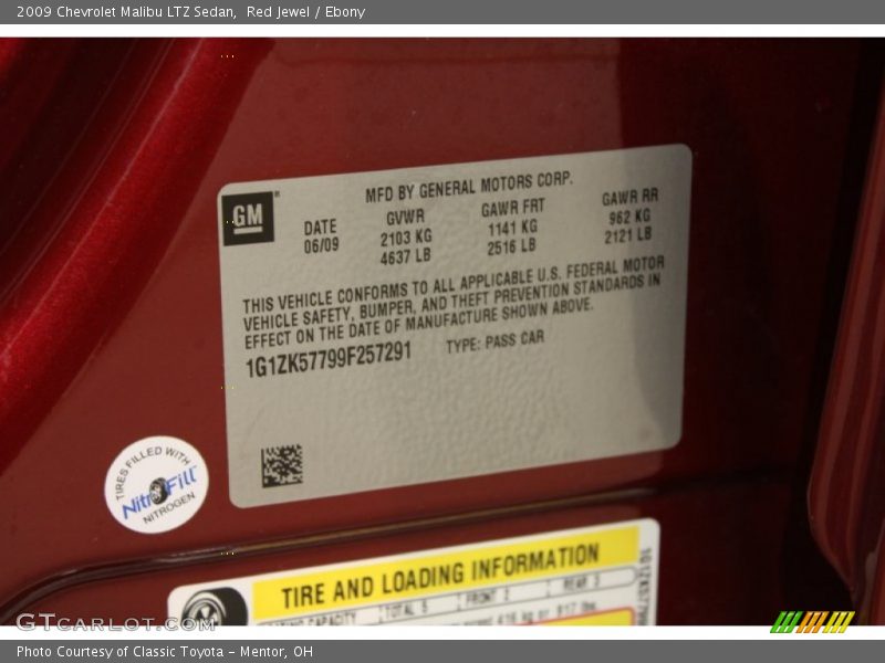 Red Jewel / Ebony 2009 Chevrolet Malibu LTZ Sedan