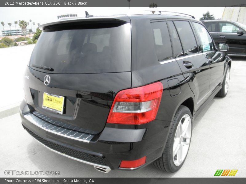 Black / Black 2012 Mercedes-Benz GLK 350