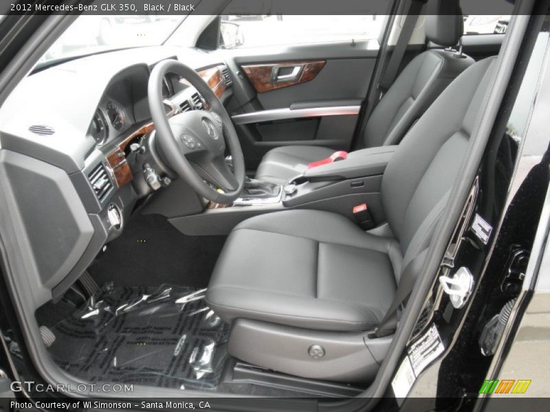 Black / Black 2012 Mercedes-Benz GLK 350