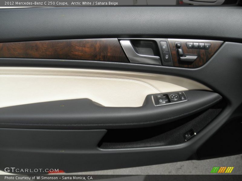 Arctic White / Sahara Beige 2012 Mercedes-Benz C 250 Coupe