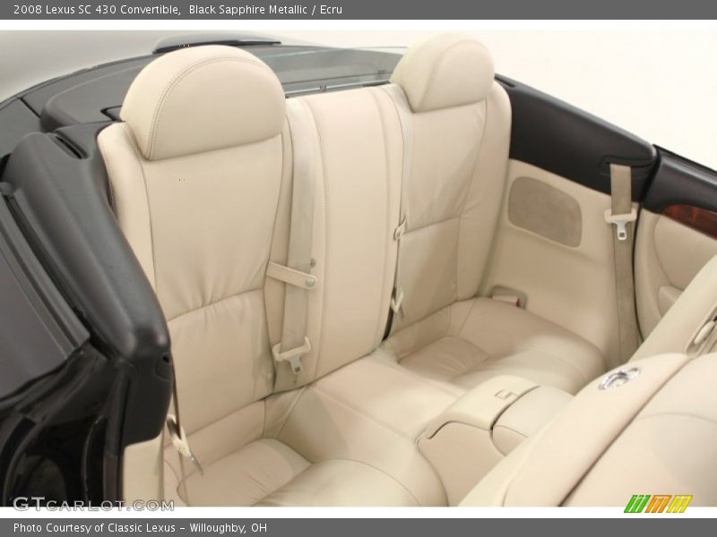 Black Sapphire Metallic / Ecru 2008 Lexus SC 430 Convertible